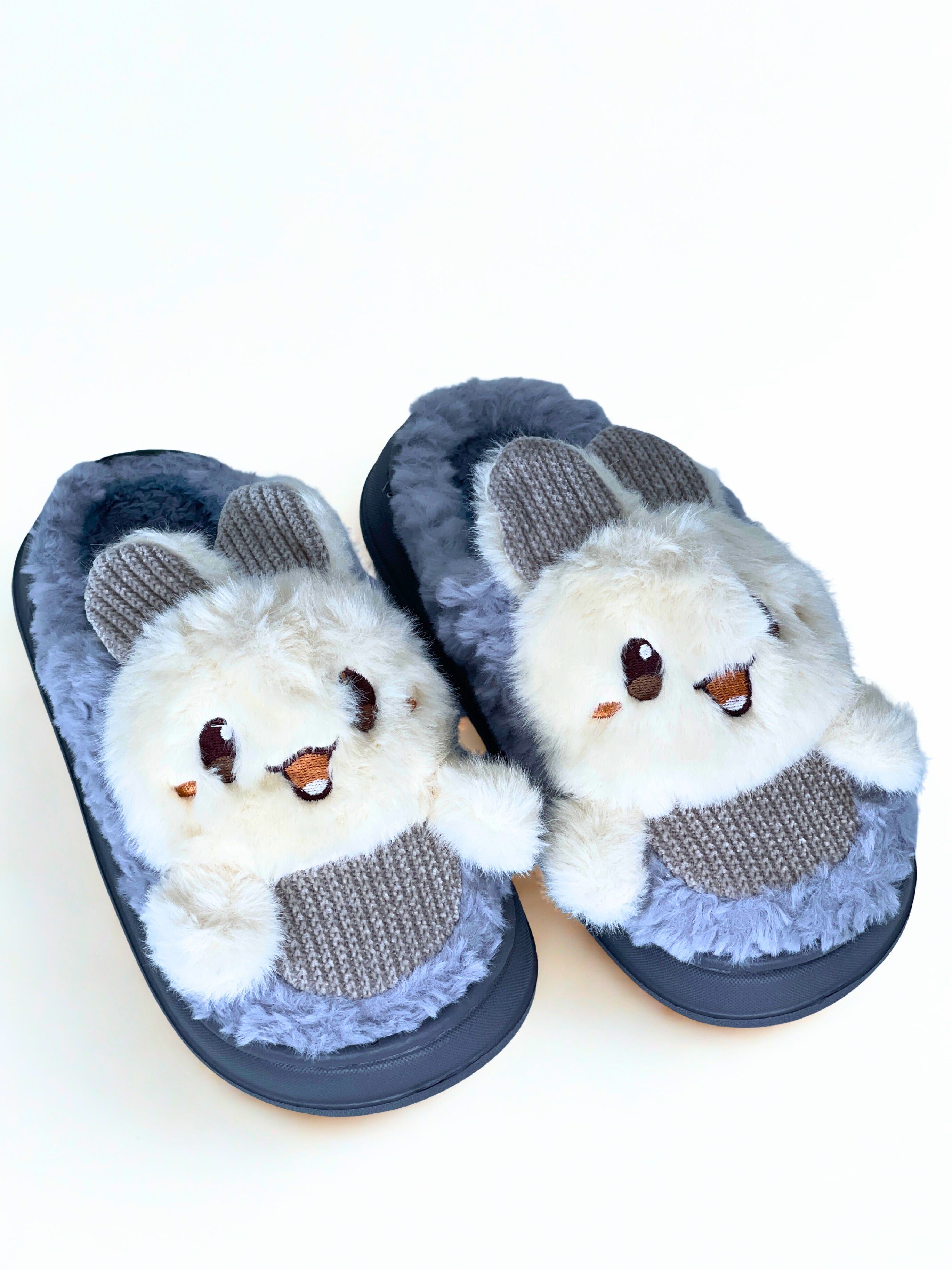 Fuzzy Bunny Mules