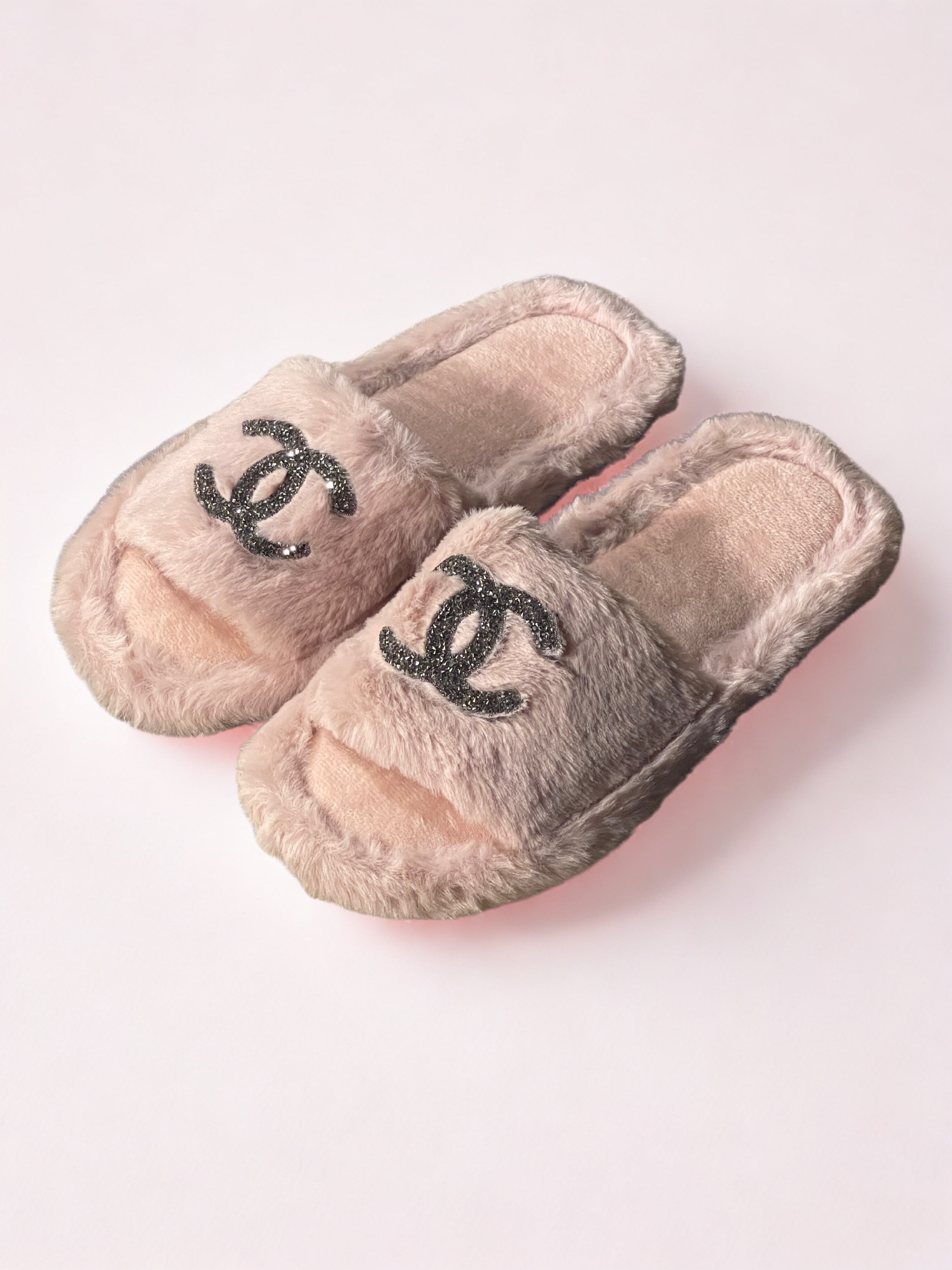 Chanel Fur Slippers