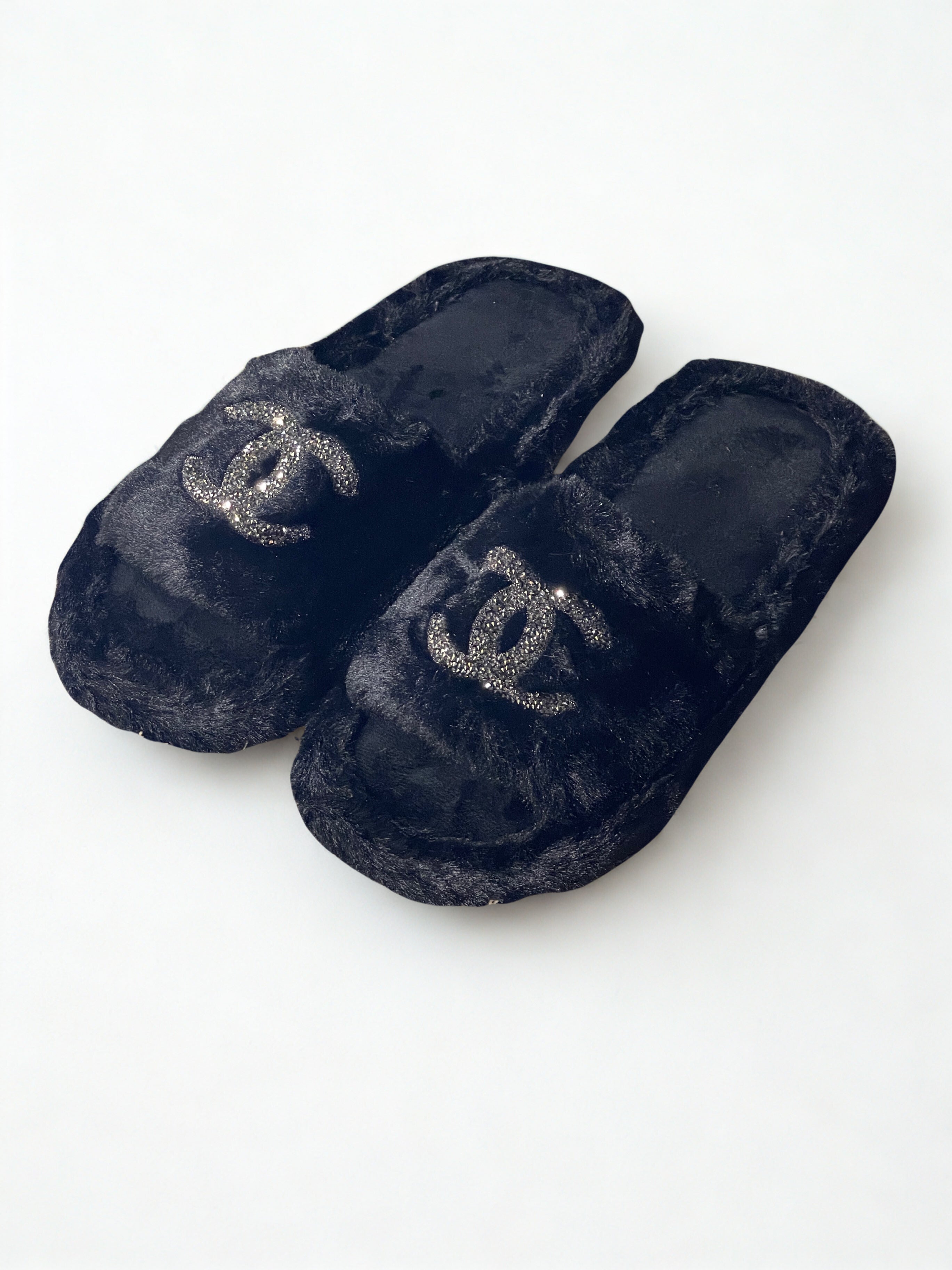 Chanel Fur Slippers